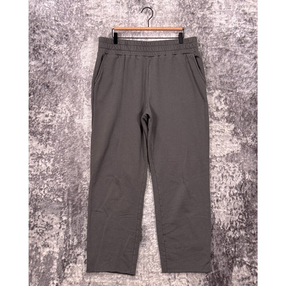 Popflex Sweatpants XL Womens Gray Extra Lovely Straight Raw Hem High Rise